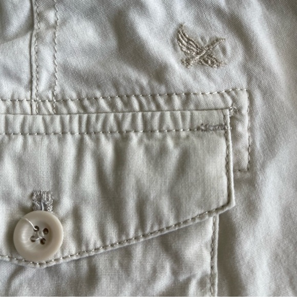 SOLD.  Eddie Bauer Women’s Cotton Shorts Pumice Size 6 - Picture 6 of 7